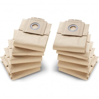 Фильтр-мешки KARCHER бумажные для пылесосов T 7/1, 10/1 10 шт