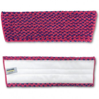 Насадка из микроволокна KARCHER с абразивом с креплением на липучке, красная, 40 см